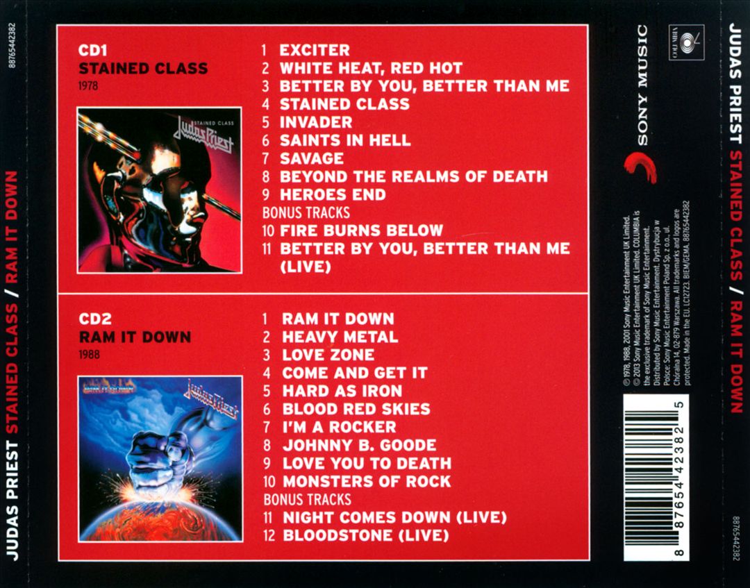Stained Class/Ram It Down cover art