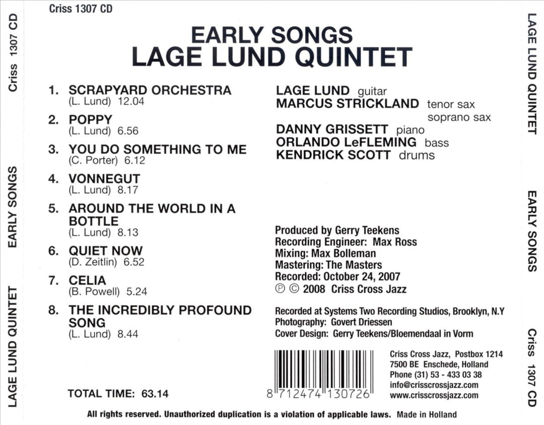 Early Songs cover art