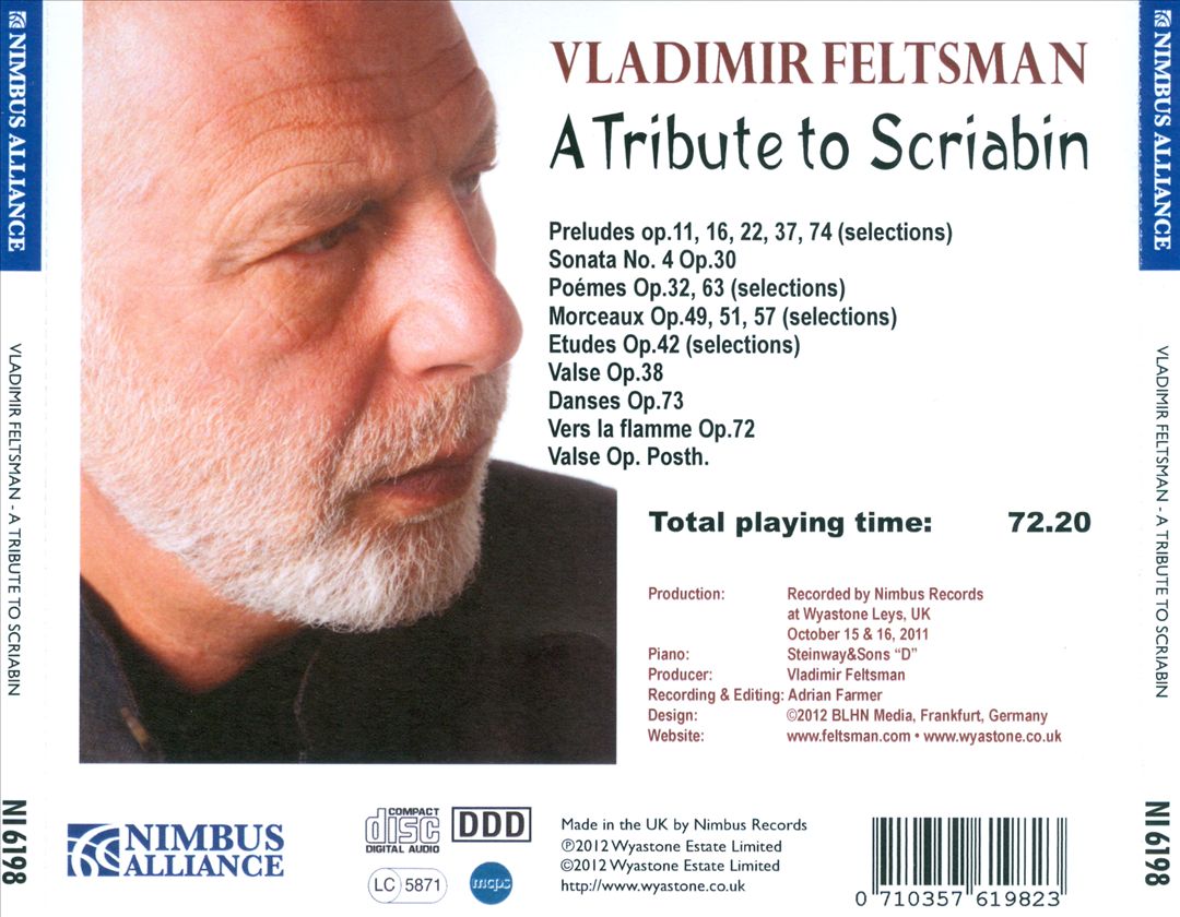 Tribute to Scriabin cover art