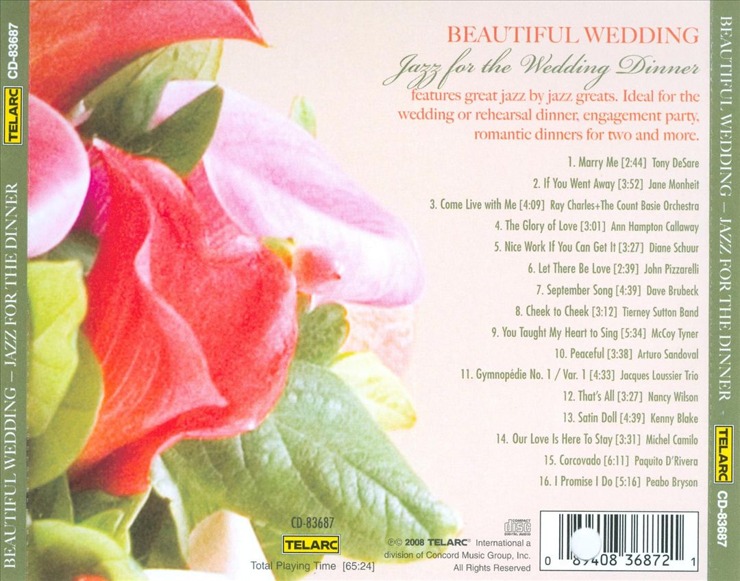 Beautiful Wedding: Jazz for the Wedding Dinner cover art