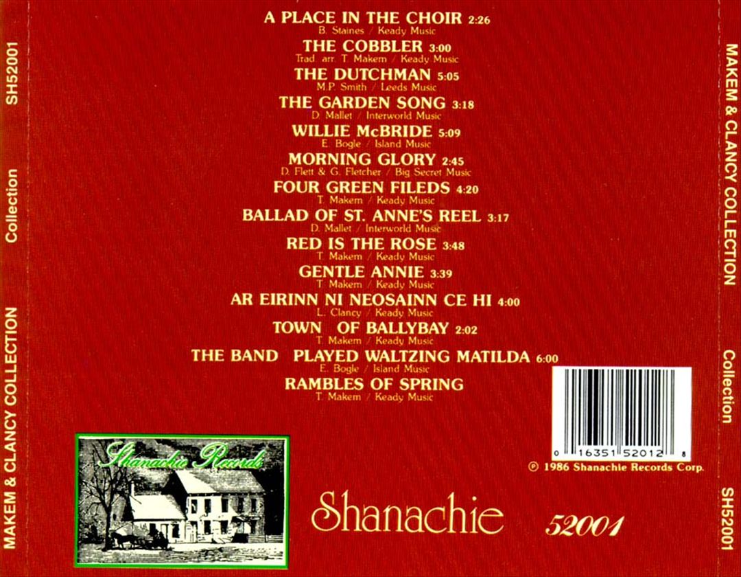 Makem & Clancy Collection cover art