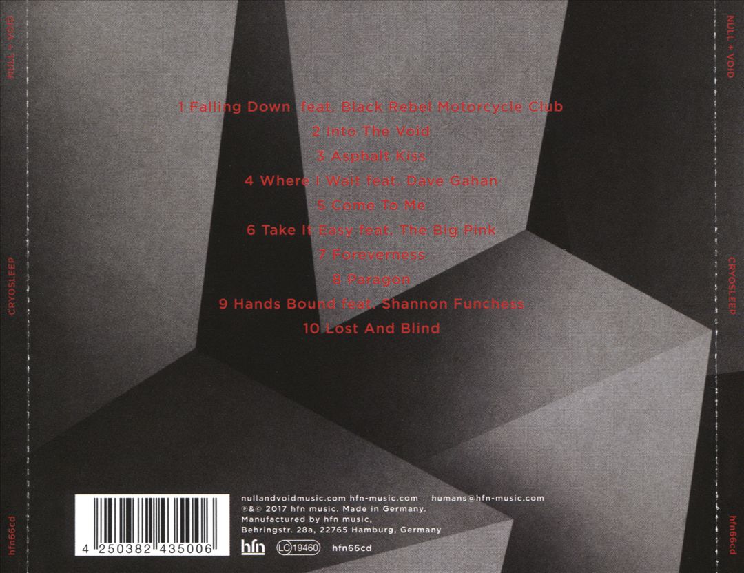 Cryosleep cover art