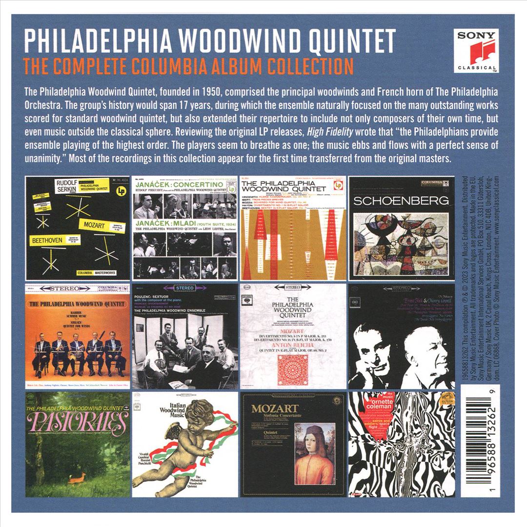 Philadelphia Woodwind Quintet: The Complete Columbia Album Collection cover art