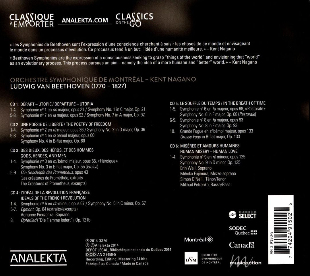 Beethoven: 9 Symphonies - O Mensch, Gib Acht! cover art