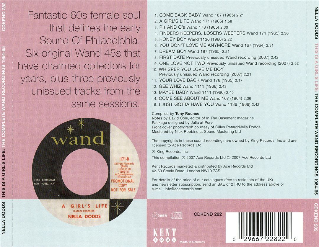 This Is a Girl's Life: Complete Wand Recordings 1964-1965 cover art