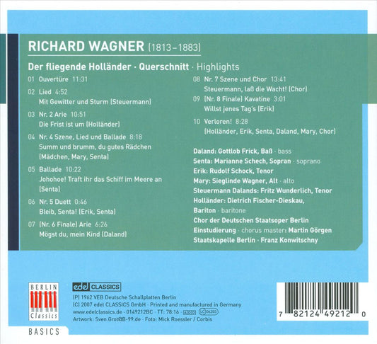 Wagner: Der fliegende Holländer (Highlights) cover art