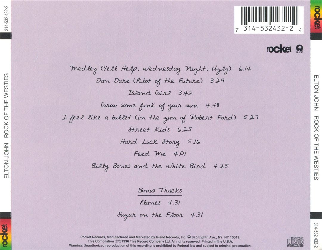 Rock of the Westies [Bonus Tracks] cover art