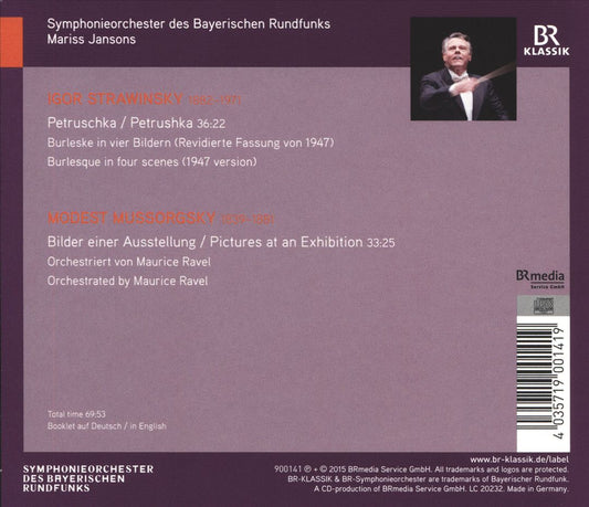 Strawinsky: Petrushka; Mussorgsky: Bilder Einer Ausstellung cover art