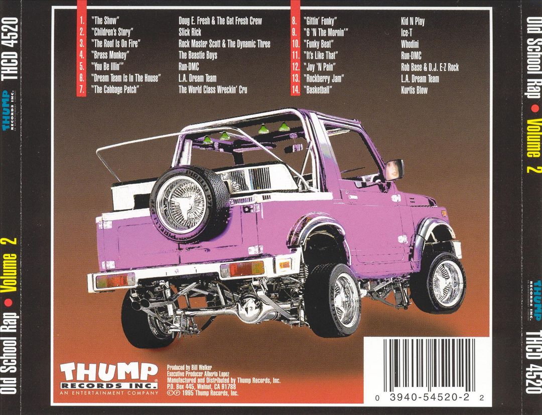Old School Rap, Vol. 2 [Thump] cover art