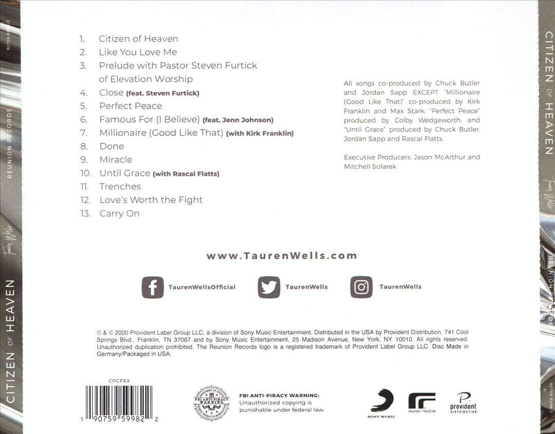 Citizen of Heaven cover art