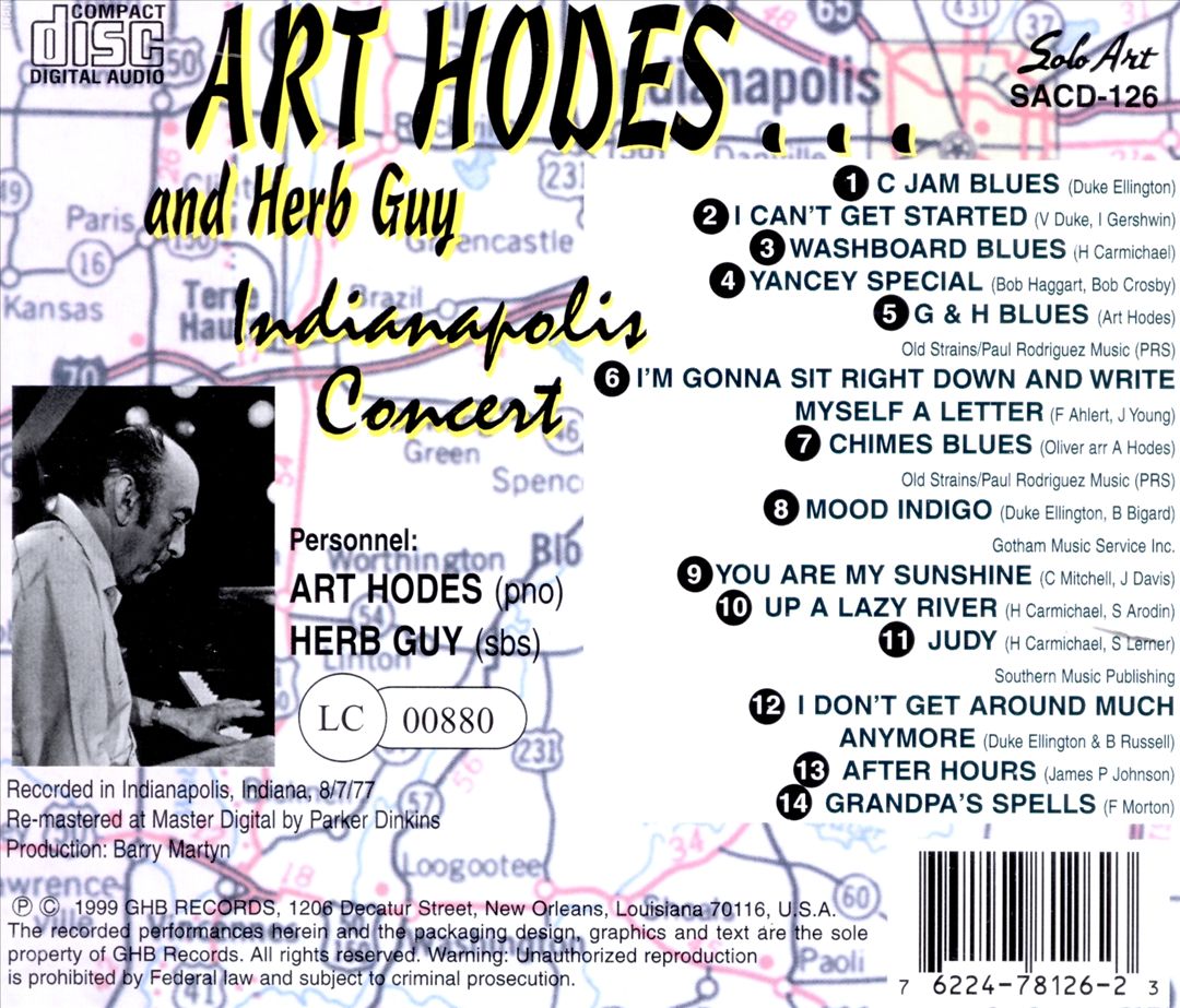 Indianapolis Concert cover art
