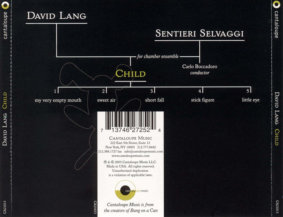 David Lang: Child cover art