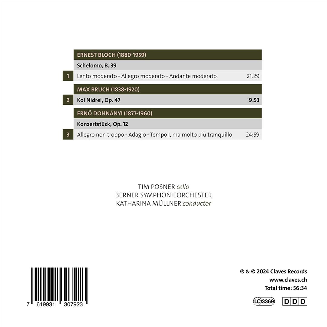 Bloch, Bruch, Dohnányi cover art