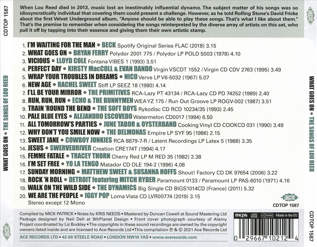What Goes On: Songs of Lou Reed cover art
