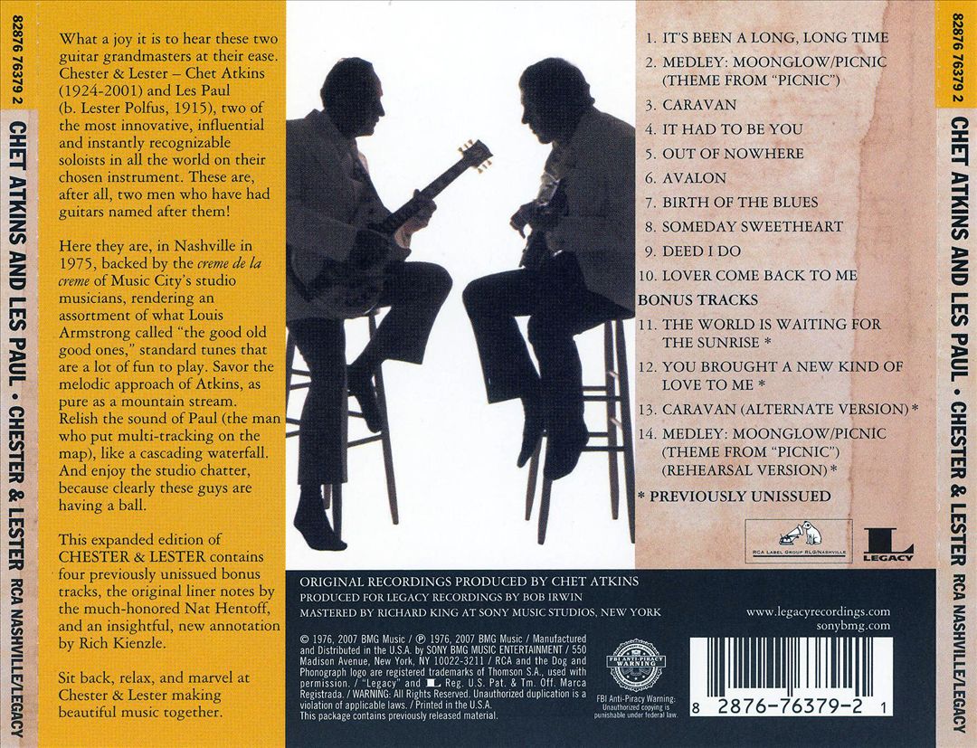 Chester & Lester [Bonus Tracks] cover art