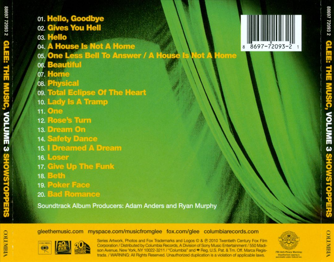 Glee: The Music, Vol. 3 [Deluxe Edition] cover art