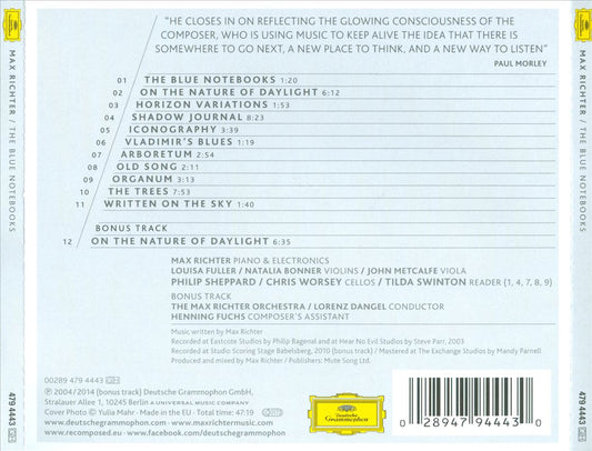 Blue Notebooks cover art