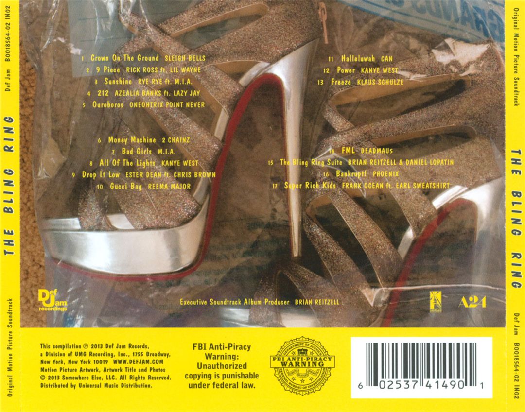 Bling Ring [Original Motion Picture Soundtrack] cover art