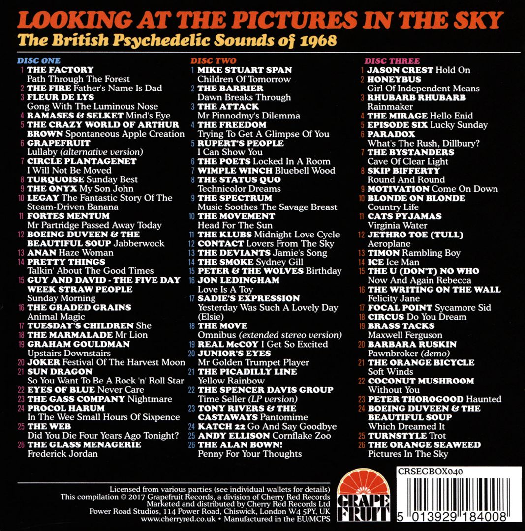 Looking at the Pictures in the Sky: The British Psychedelic Sounds of 1968 cover art