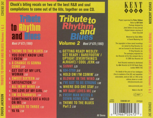 Tribute to Rhythm and Blues, Vols. 1-2 cover art
