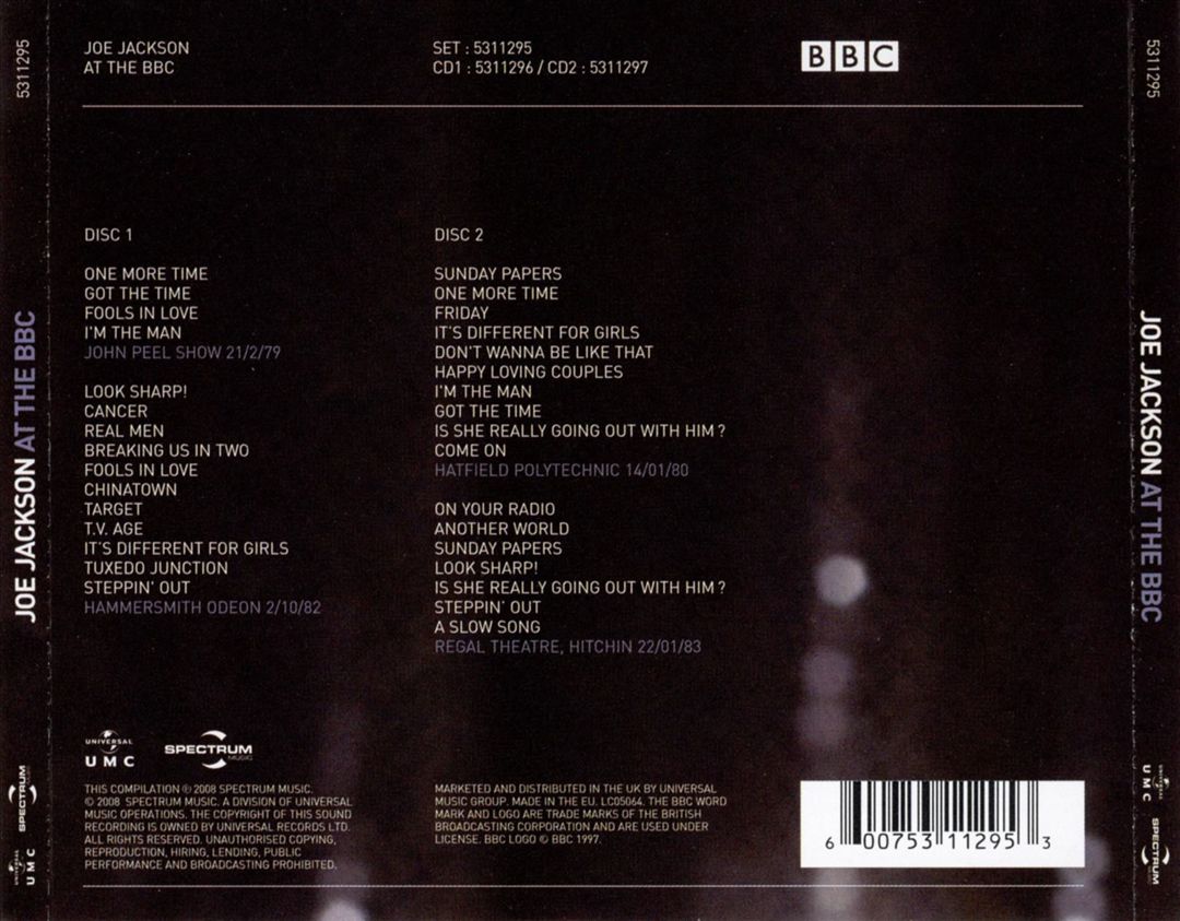 Live at the BBC cover art