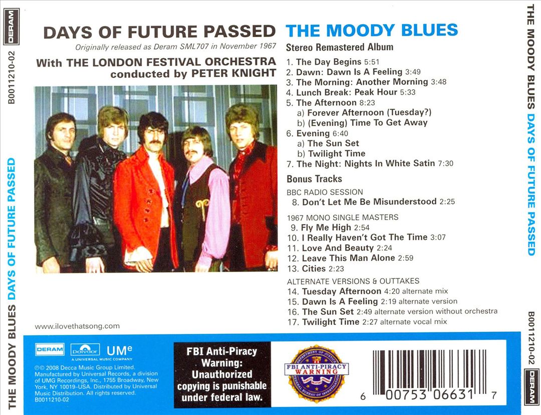 Days of Future Passed [Bonus Tracks] cover art