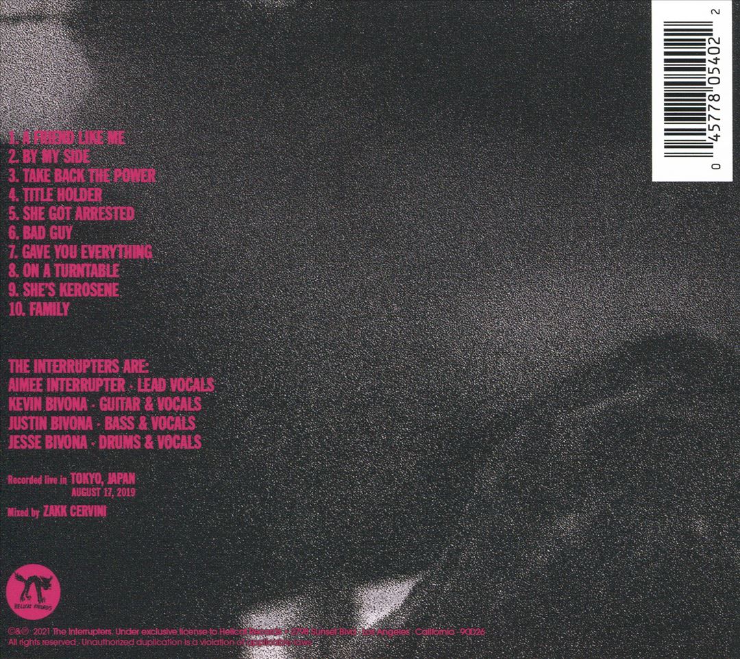 Live in Tokyo! cover art
