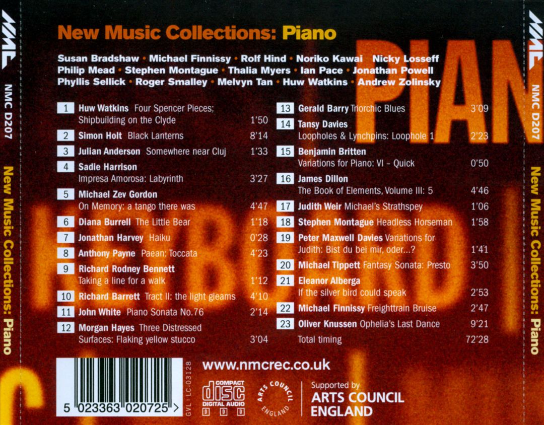 New Music Collections, Vol. 4: Piano cover art