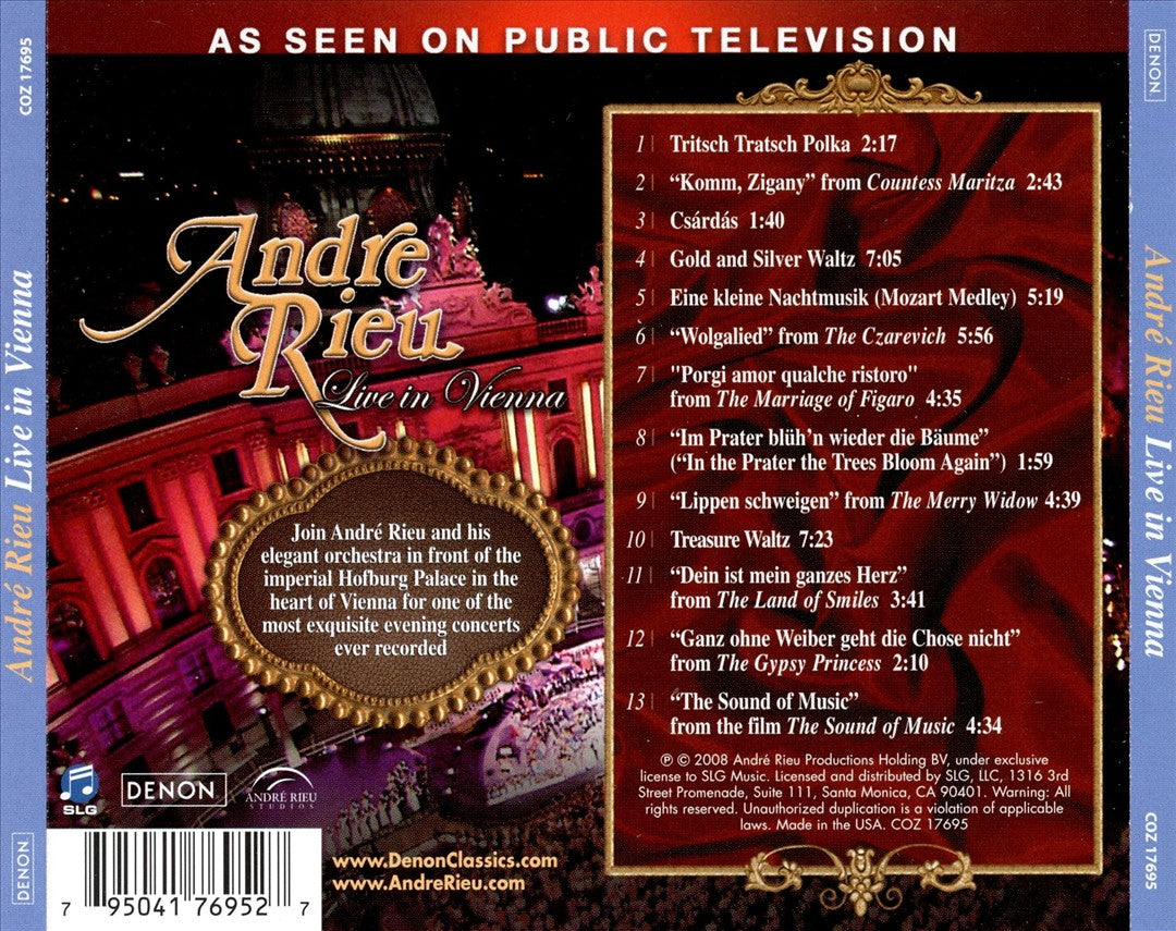 Live in Vienna cover art
