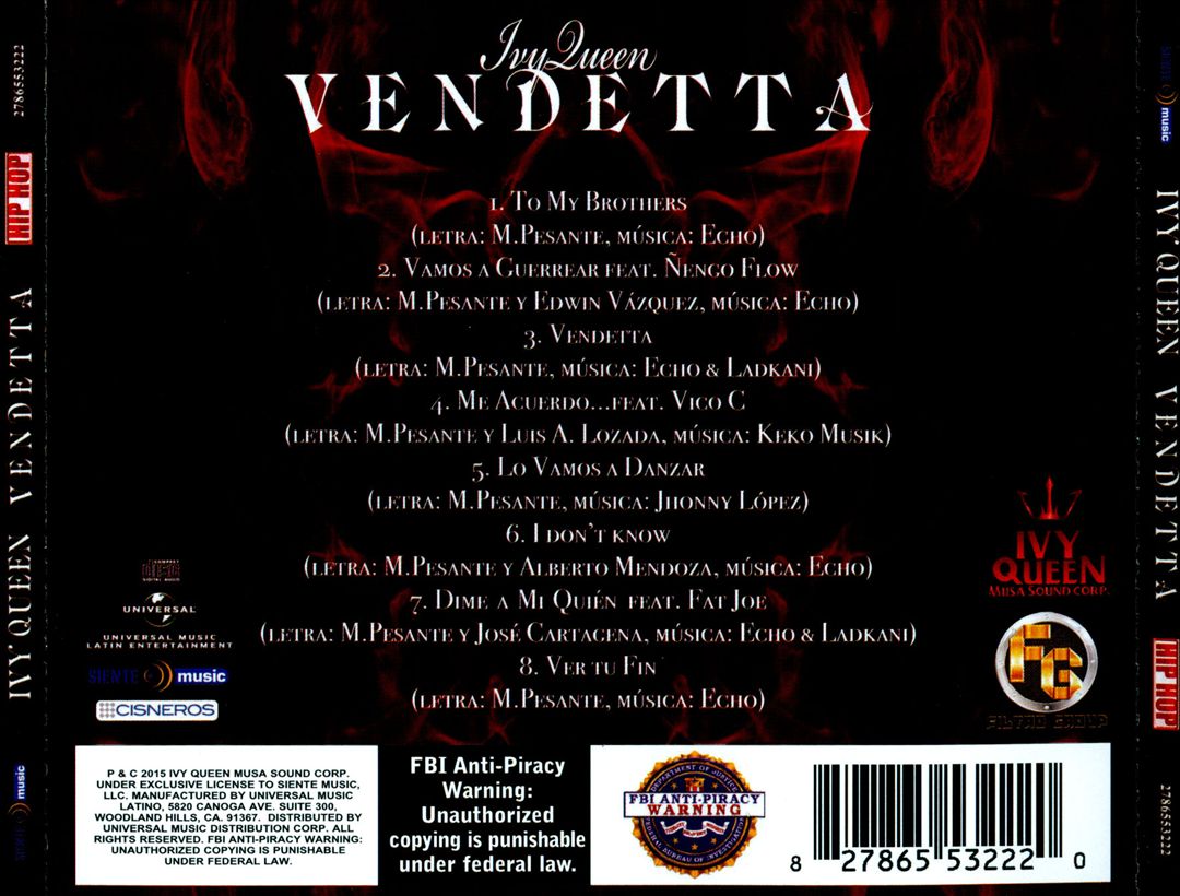 Vendetta: Hip Hop cover art