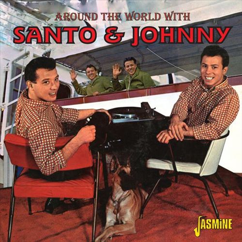 Around the World with Santo & Johnny cover art