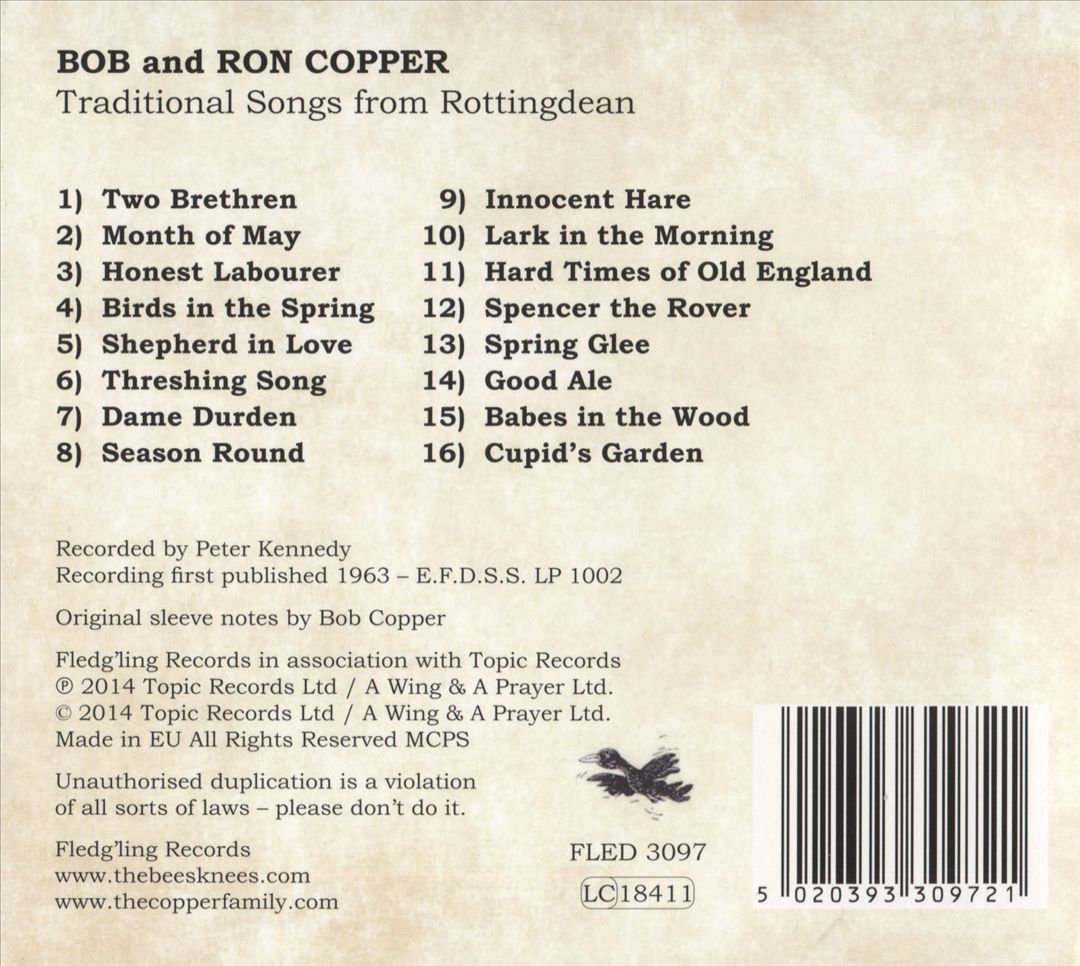 Traditional Songs From Rottingdean cover art