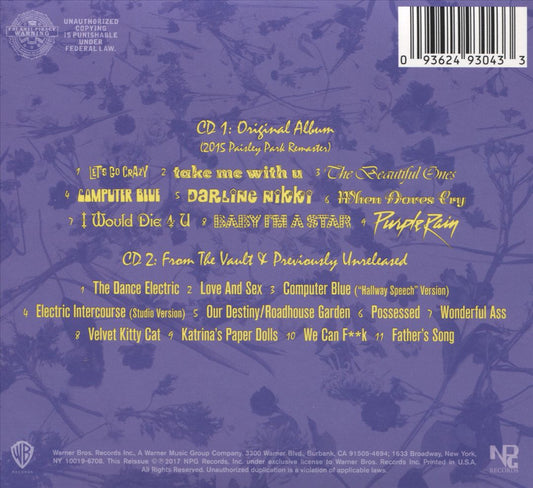Purple Rain [Deluxe Edition] cover art