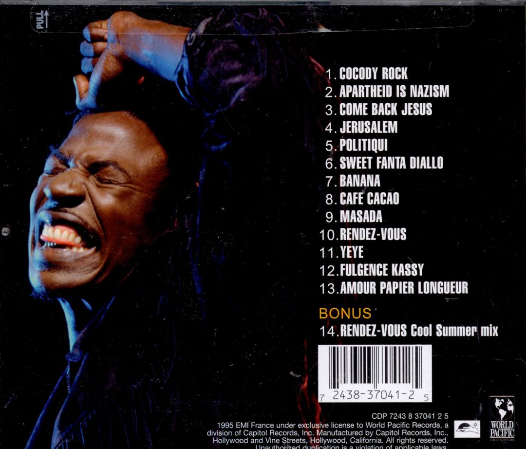 Best of Alpha Blondy [World Pacific] cover art