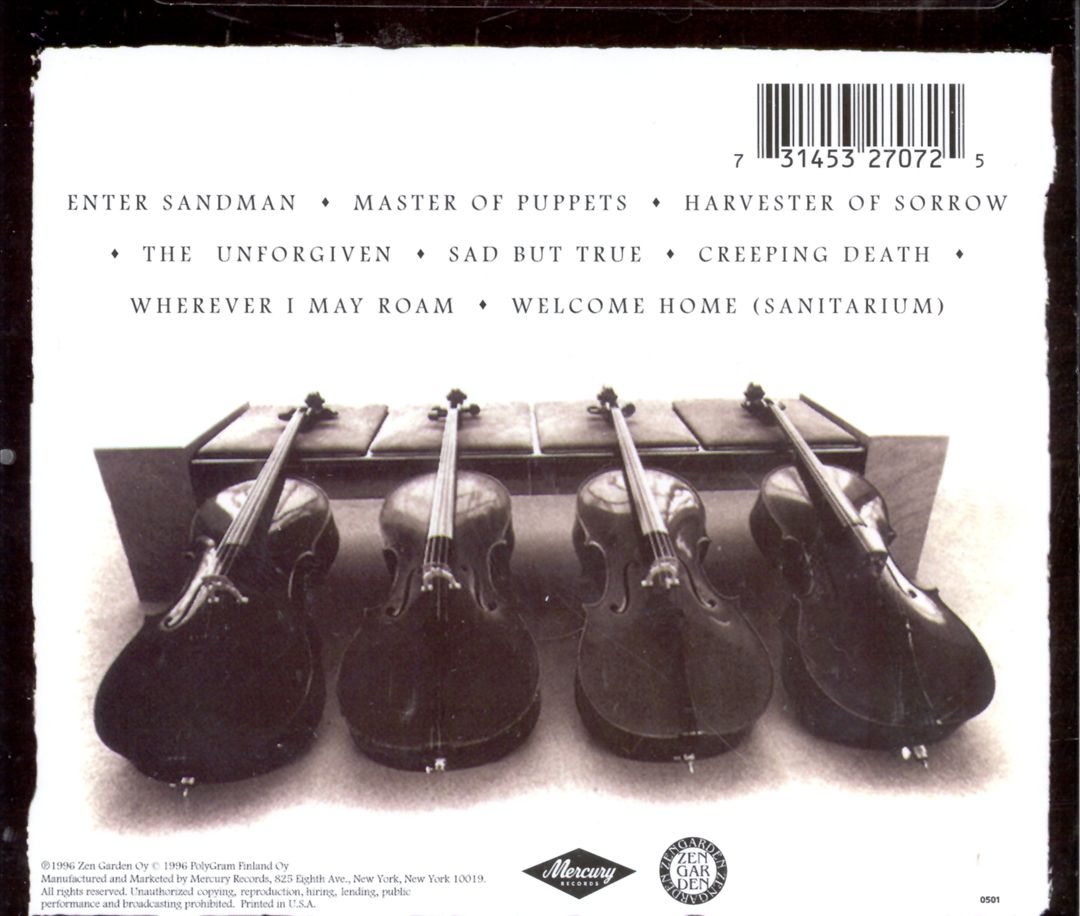 Plays Metallica by Four Cellos cover art