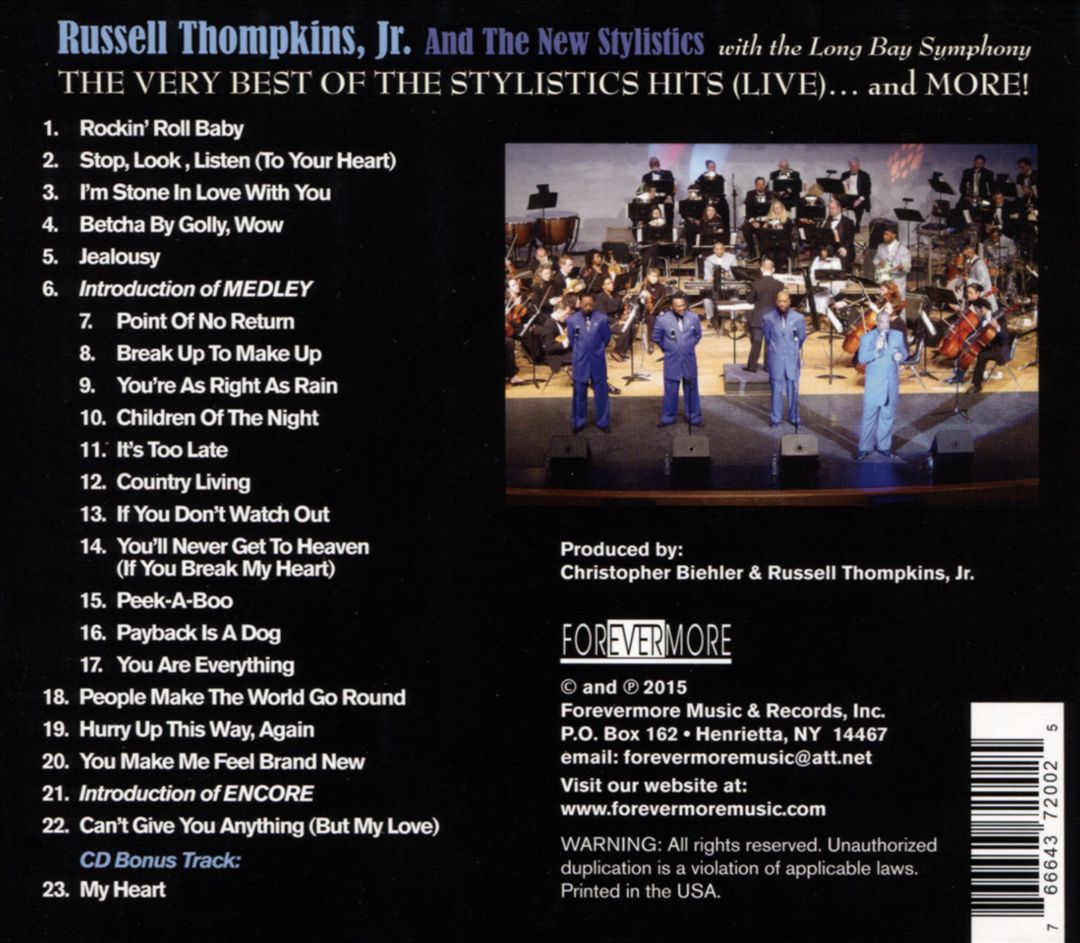 Very Best of the Stylistics Hits cover art