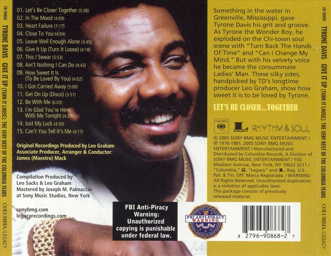Give It Up (Turn It Loose): The Very Best of the Columbia Years cover art