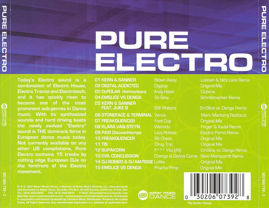 Pure Electro cover art