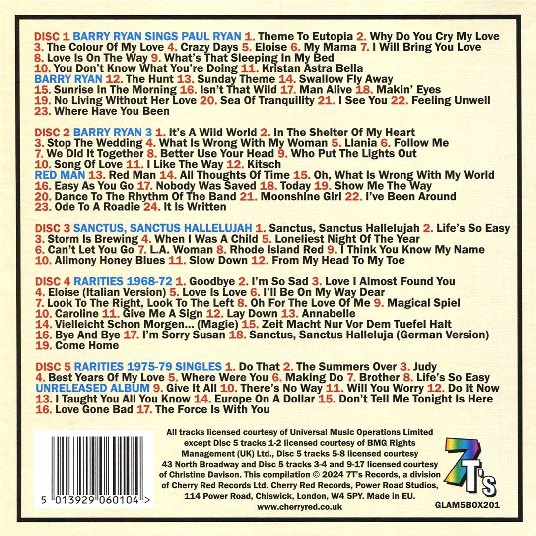 Albums 1969-1979 cover art