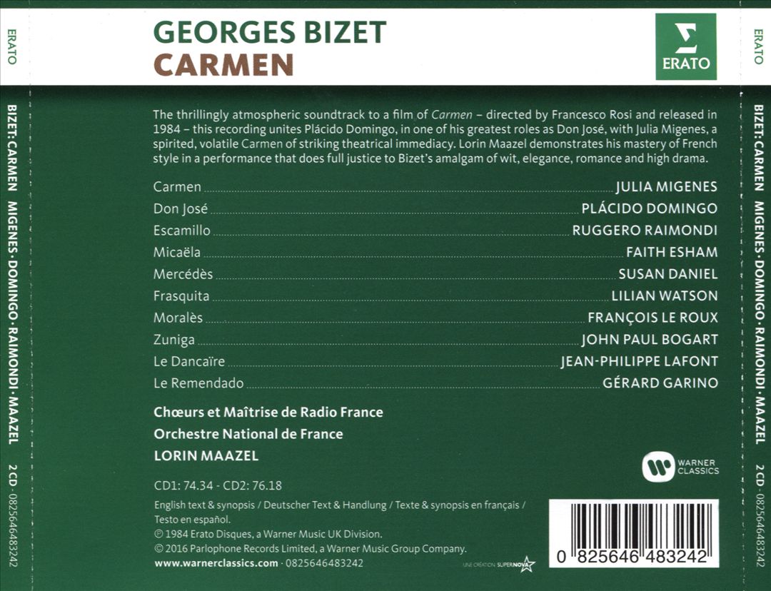 Bizet: Carmen cover art