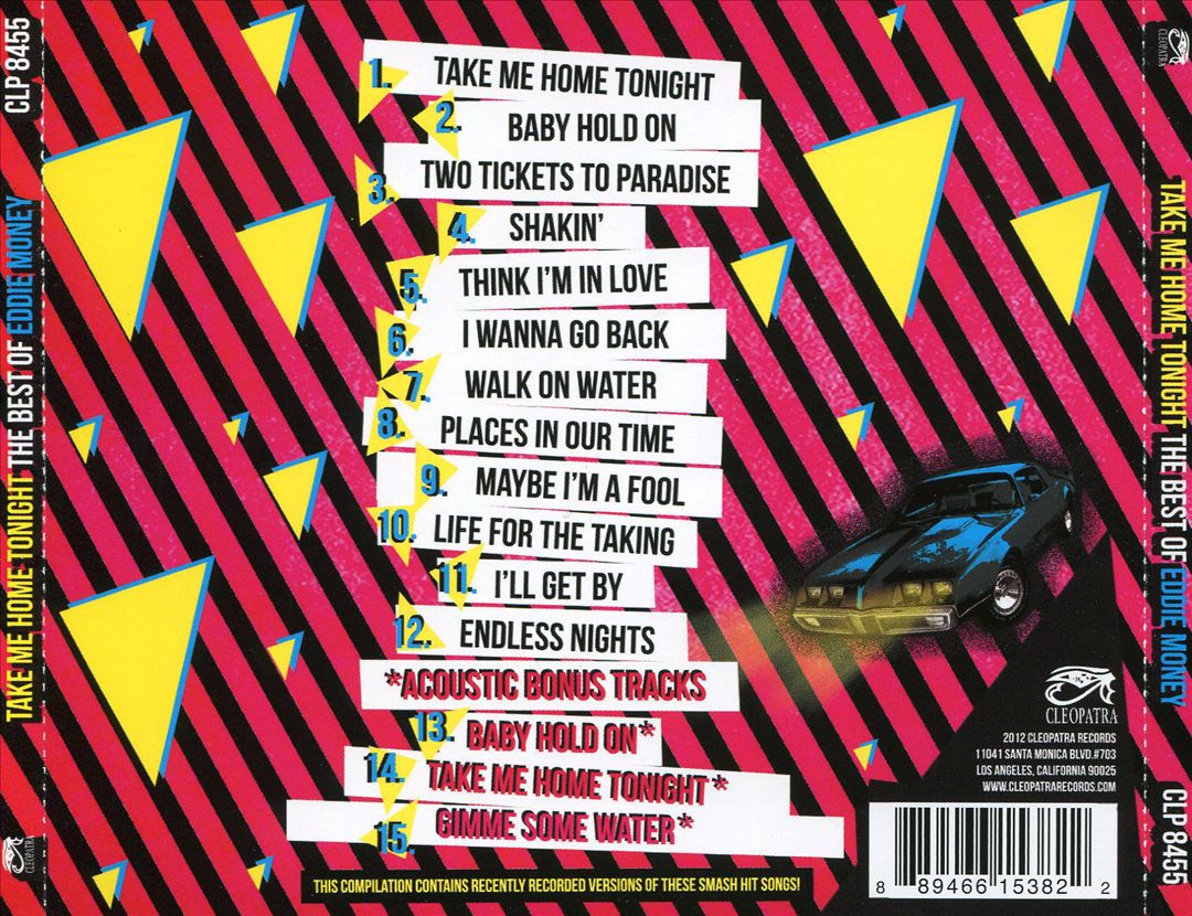 Take Me Home Tonight: The Best of Eddie Money cover art
