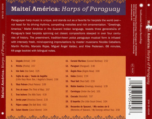 Maitei America: Harps of Paraguay cover art