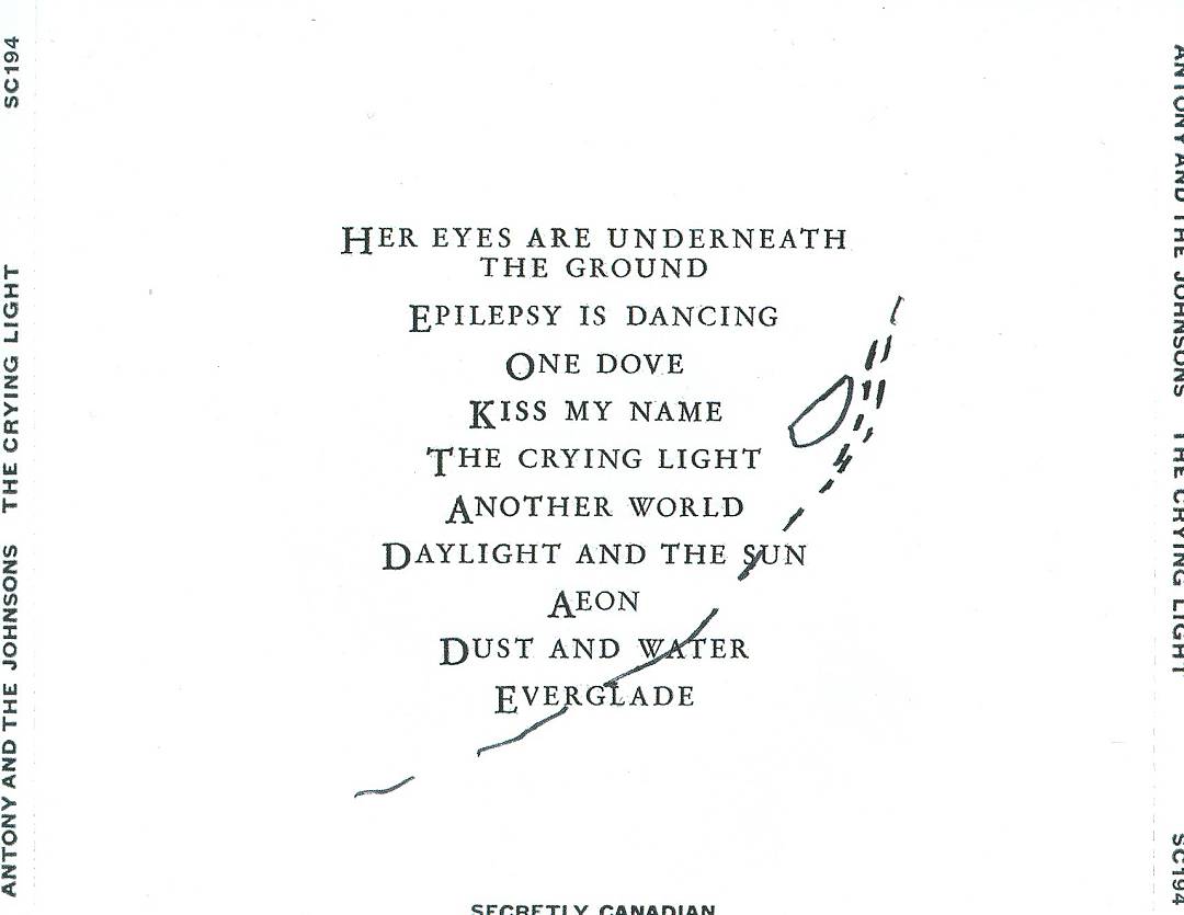 Crying Light cover art