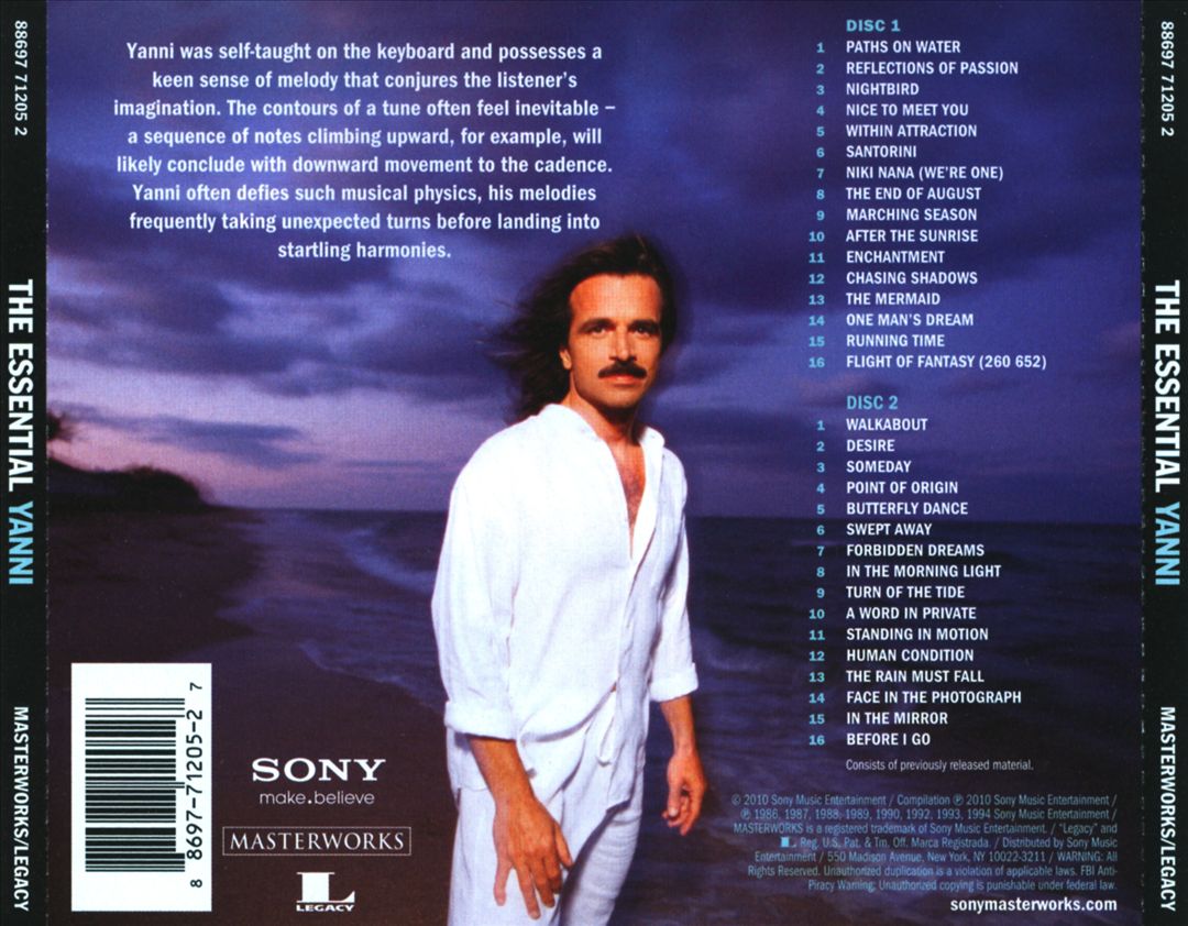 Essential Yanni cover art