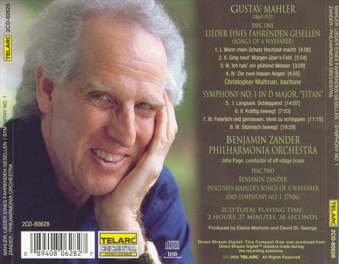 Mahler: Symphony No. 1; Lieder eines fahrenden Gesellen cover art