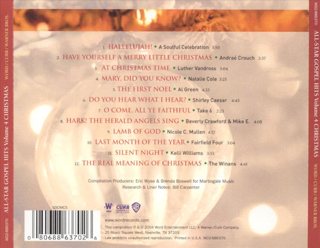 All Star Gospel Hits, Vol. 4: Christmas cover art