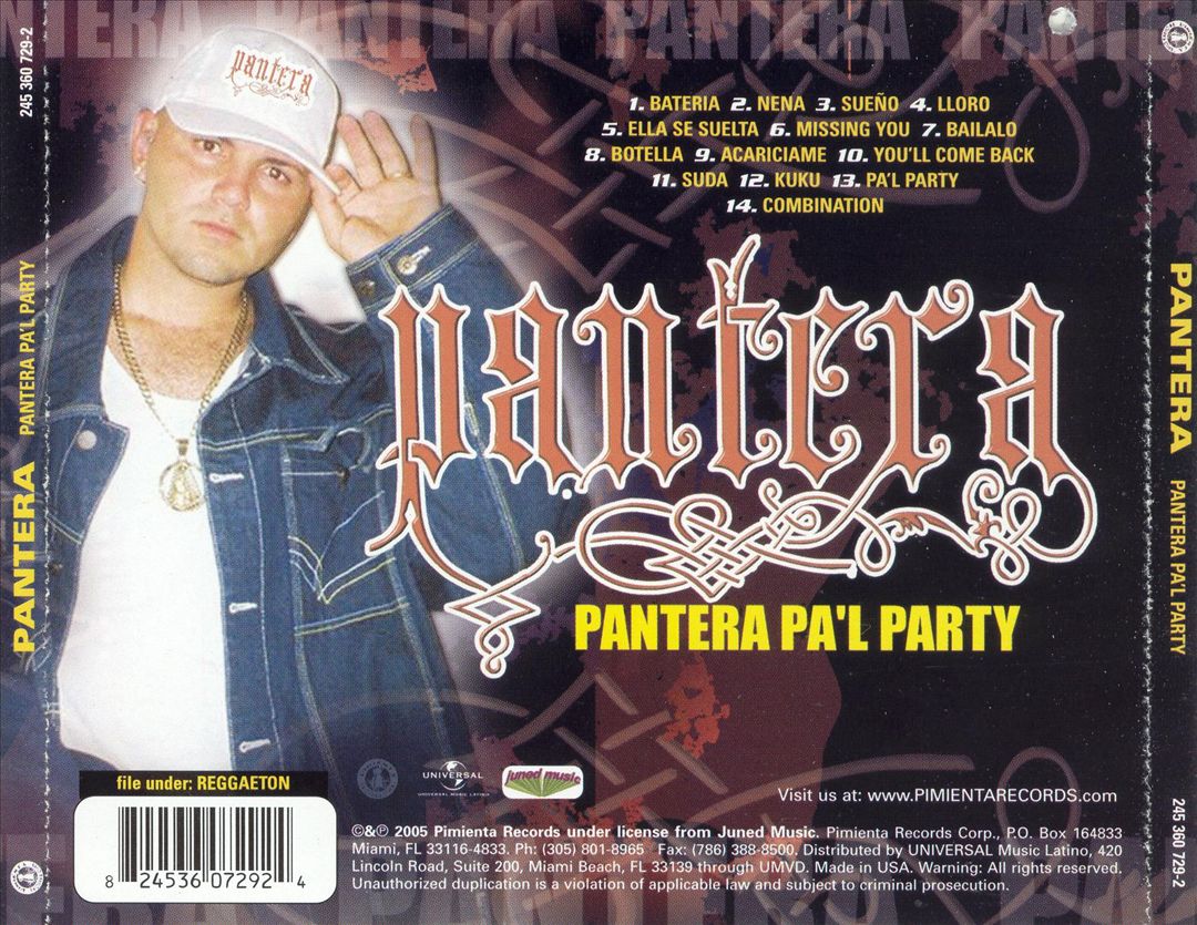 Pantera Pa'l Party cover art