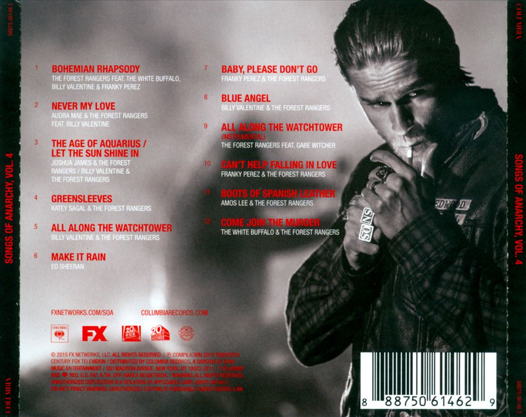 Sons of Anarchy: Songs of Anarchy, Vol. 4 [Original TV Soundtrack] cover art