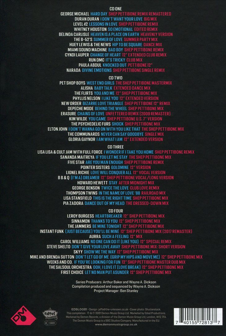 Arthur Baker Presents Dance Masters: Shep Pettibone - The Classic 12" Master-Mixes cover art