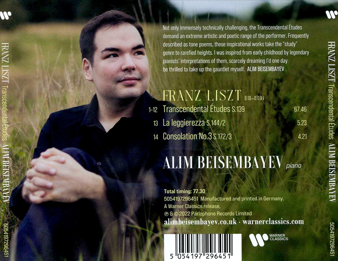 Liszt: Transcendental Études cover art